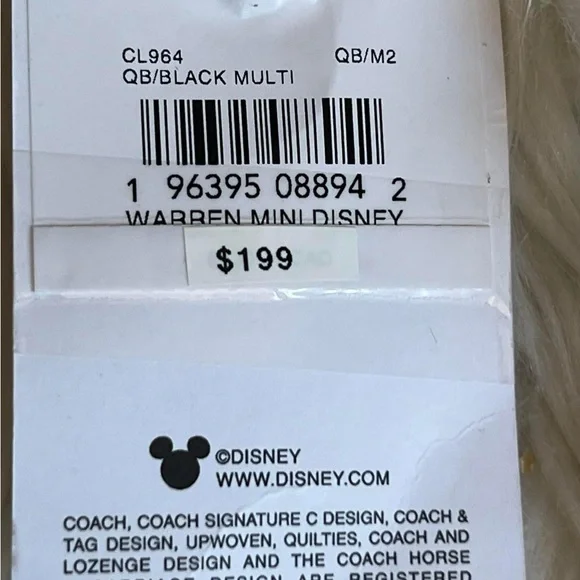 CL964 - Disney X Coach Warren Mini Belt Bag in Holiday Print - Picture 12 of 14